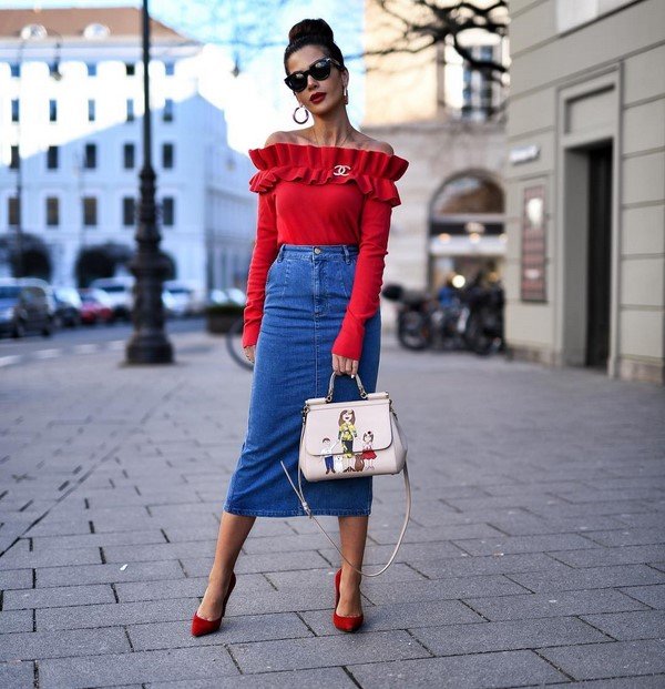 Модные джинсовые юбки 2026 – фото-идеи луков на любой вкус