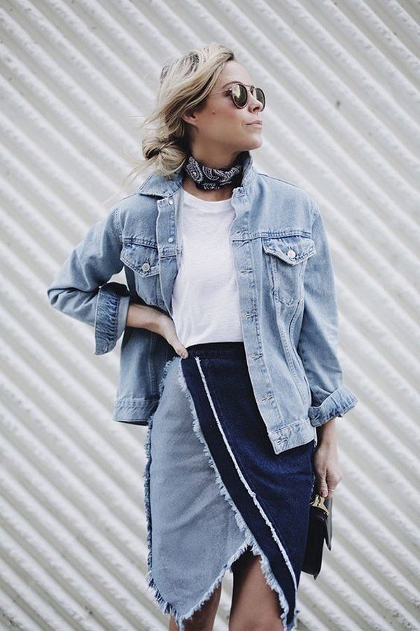 Модные джинсовые юбки 2026 – фото-идеи луков на любой вкус