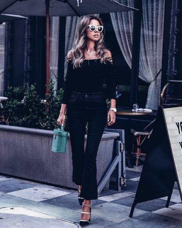 Total black look 2026 в разных стилях: лучшие образы в черном цвете