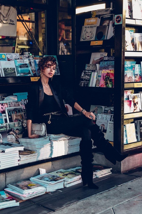 Total black look 2026 в разных стилях: лучшие образы в черном цвете