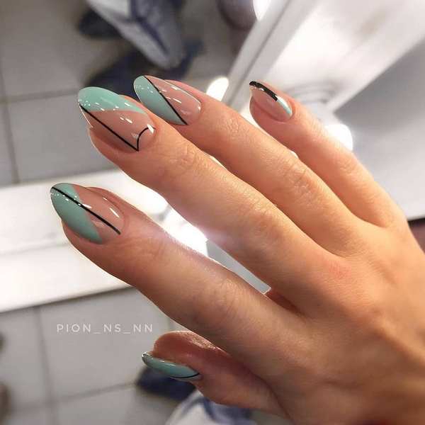 Пленительный лунный маникюр 2026: маникюр с лунками