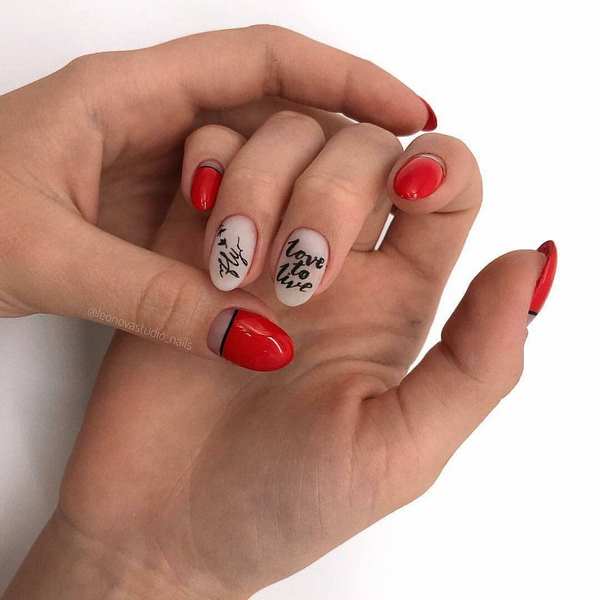 Пленительный лунный маникюр 2026: маникюр с лунками