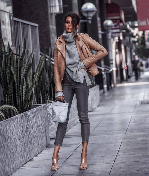 Тренды на женские кожаные куртки 2026: фото-новинки