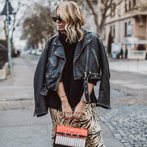 Тренды на женские кожаные куртки 2026: фото-новинки