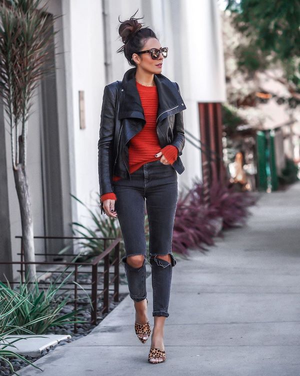 Тренды на женские кожаные куртки 2026: фото-новинки