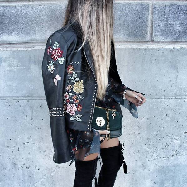 Тренды на женские кожаные куртки 2026: фото-новинки