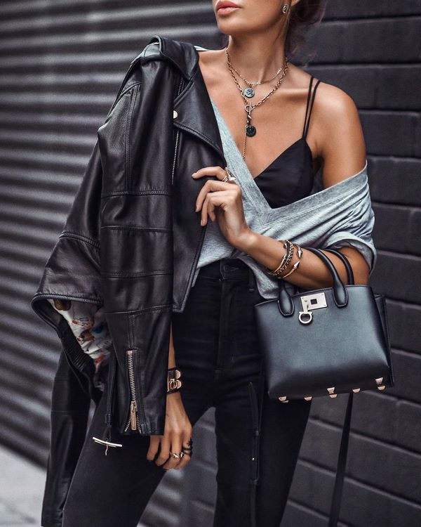 Тренды на женские кожаные куртки 2026: фото-новинки