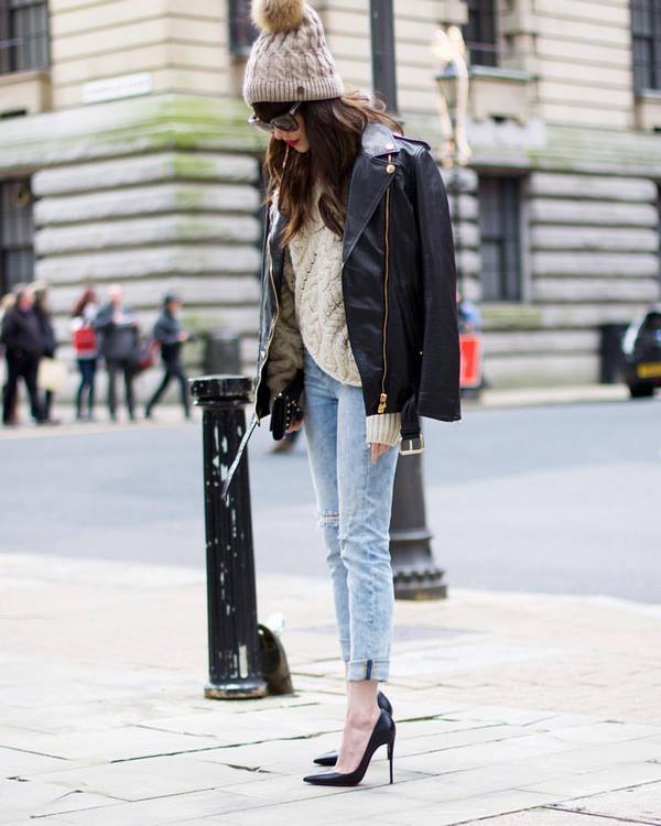 Тренды на женские кожаные куртки 2026: фото-новинки