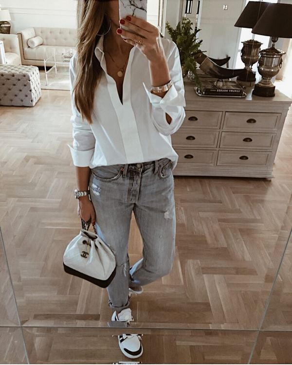 Стильные белые рубашки и блузки 2026 – новые модели и фасоны