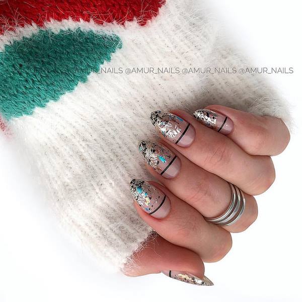 Чарующий маникюр с фольгой 2026 – модные новинки и стили