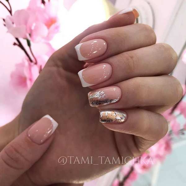 Чарующий маникюр с фольгой 2026 – модные новинки и стили