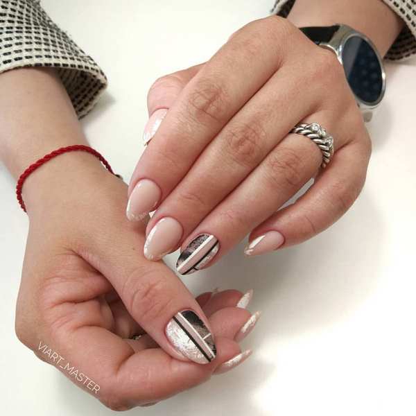 Чарующий маникюр с фольгой 2026 – модные новинки и стили