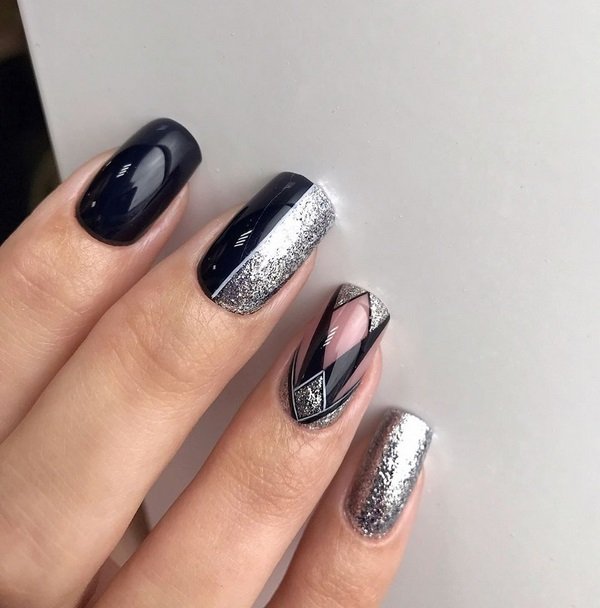 Новые идеи маникюра геометрия 2026 – топ-10 новинок нейл-дизайна