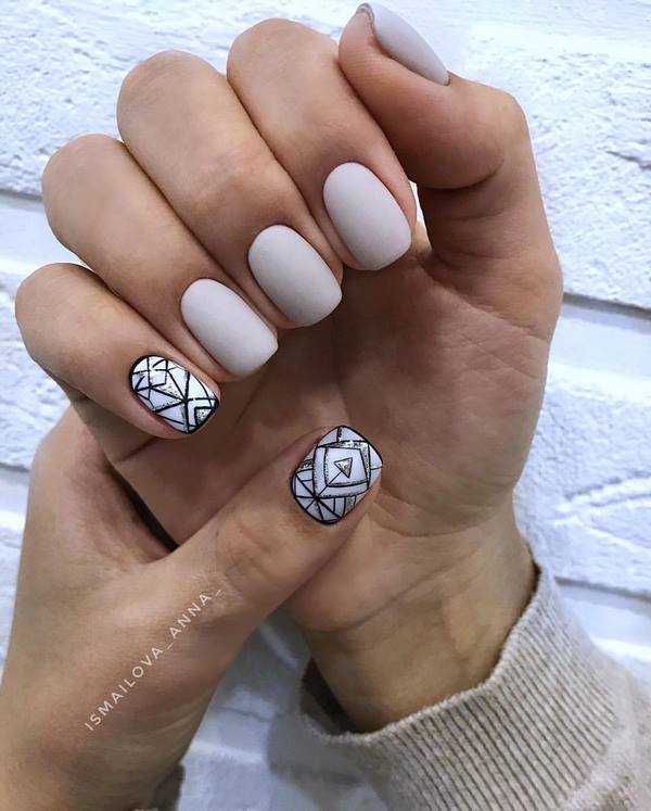 Новые идеи маникюра геометрия 2026 – топ-10 новинок нейл-дизайна