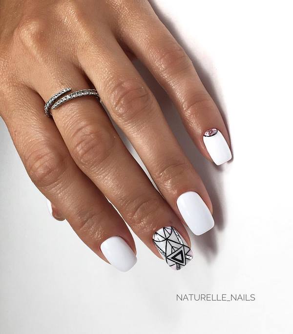 Новые идеи маникюра геометрия 2026 – топ-10 новинок нейл-дизайна
