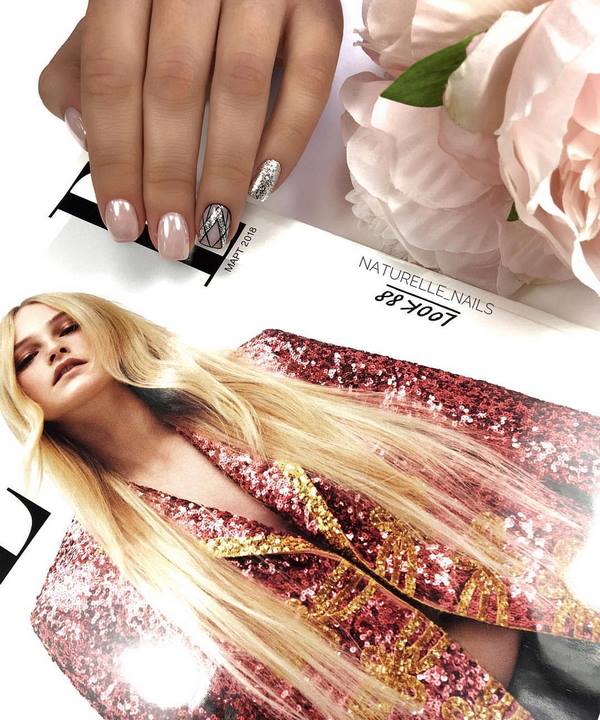 Новые идеи маникюра геометрия 2026 – топ-10 новинок нейл-дизайна