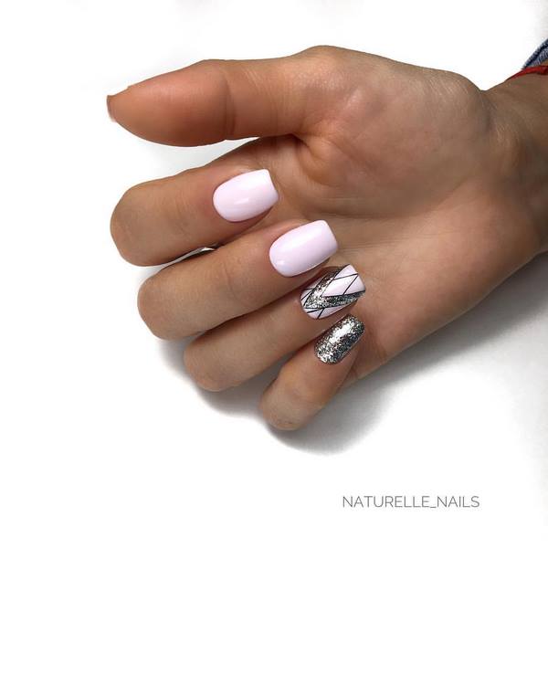 Новые идеи маникюра геометрия 2026 – топ-10 новинок нейл-дизайна