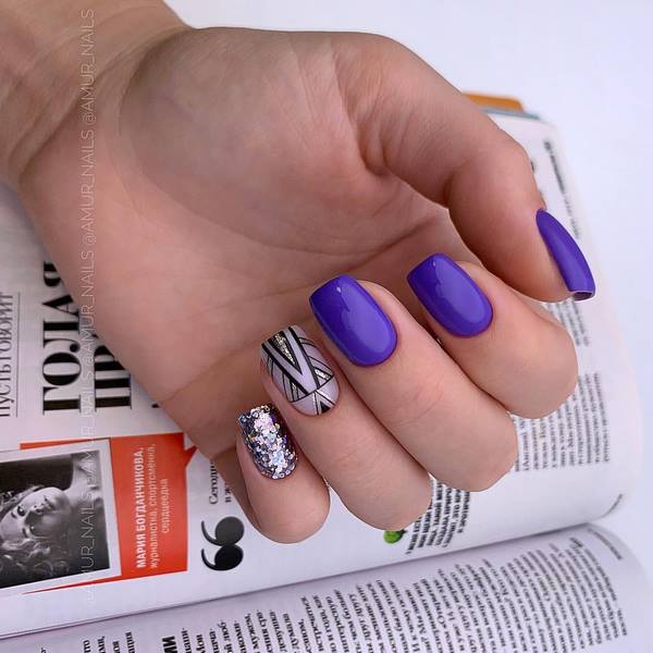 Новые идеи маникюра геометрия 2026 – топ-10 новинок нейл-дизайна