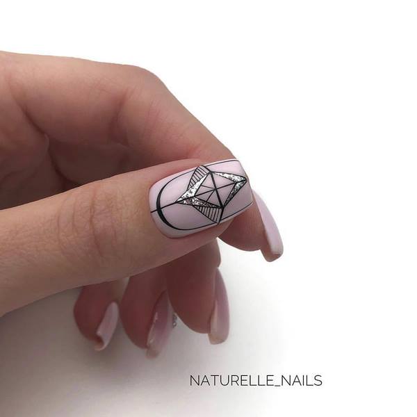 Новые идеи маникюра геометрия 2026 – топ-10 новинок нейл-дизайна