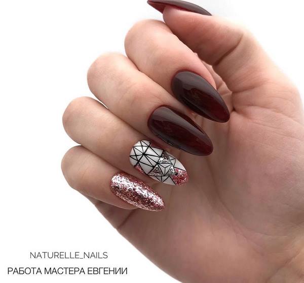 Новые идеи маникюра геометрия 2026 – топ-10 новинок нейл-дизайна