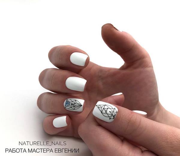 Новые идеи маникюра геометрия 2026 – топ-10 новинок нейл-дизайна