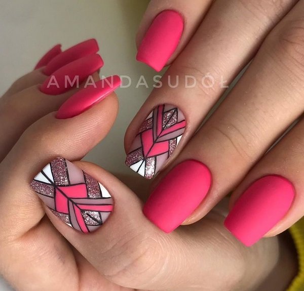 Новые идеи маникюра геометрия 2026 – топ-10 новинок нейл-дизайна