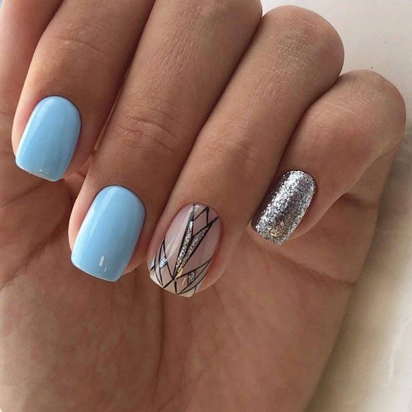 Новые идеи маникюра геометрия 2026 – топ-10 новинок нейл-дизайна