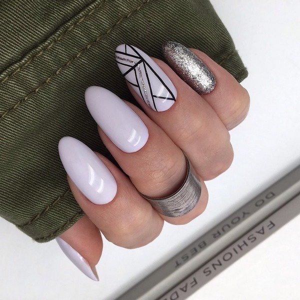 Новые идеи маникюра геометрия 2026 – топ-10 новинок нейл-дизайна