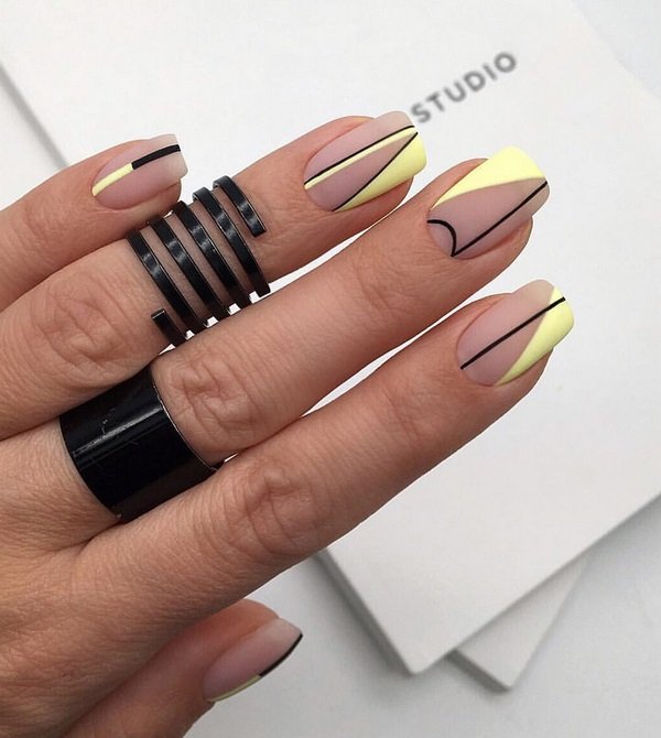 Новые идеи маникюра геометрия 2026 – топ-10 новинок нейл-дизайна