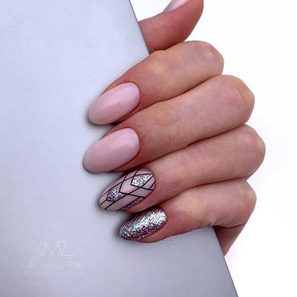 Новые идеи маникюра геометрия 2026 – топ-10 новинок нейл-дизайна