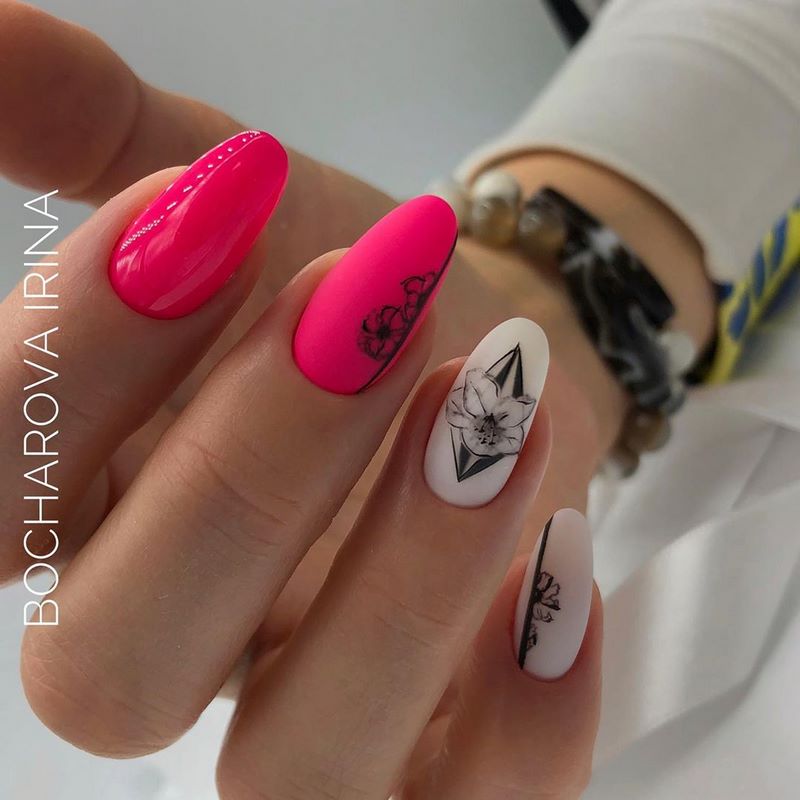 Новинки маникюра с пленками и слайдерами 2026 — фото