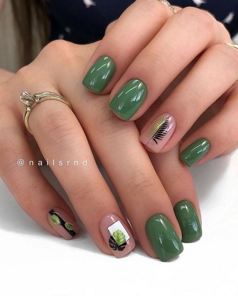 Новинки маникюра с пленками и слайдерами 2026 — фото