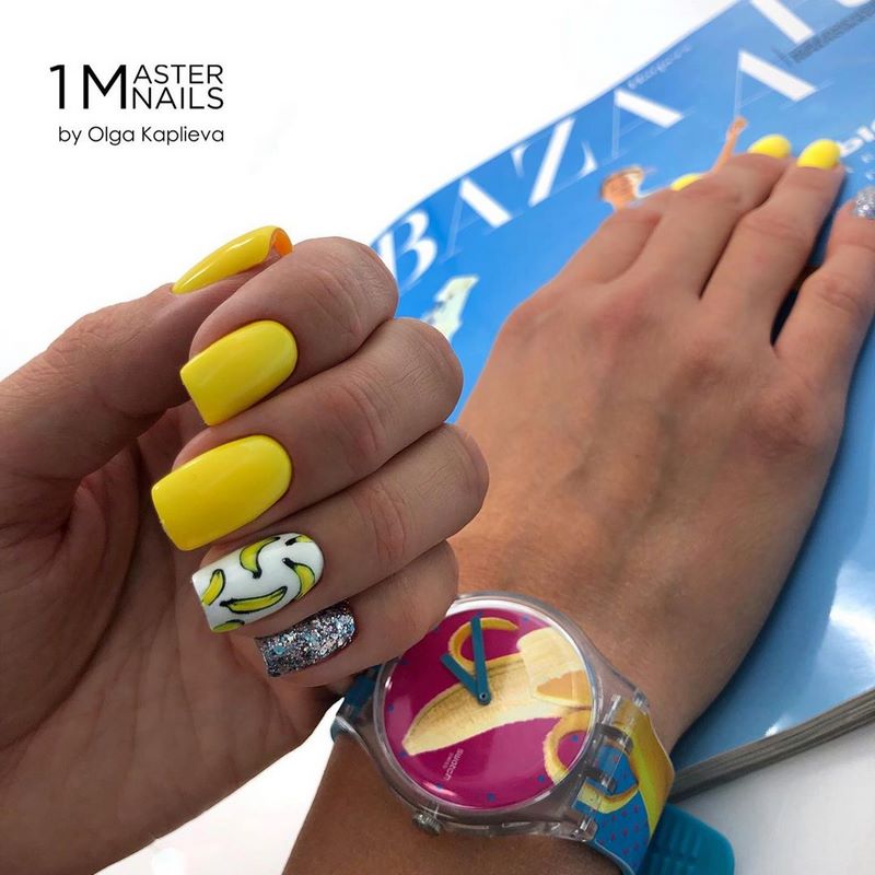 Новинки маникюра с пленками и слайдерами 2026 — фото