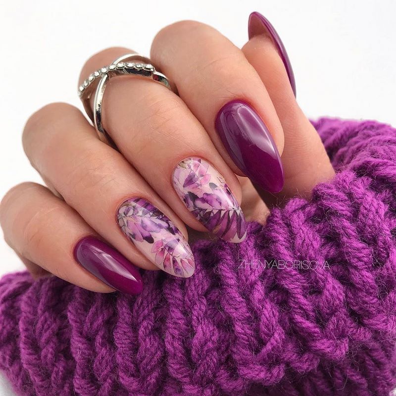 Новинки маникюра с пленками и слайдерами 2026 — фото