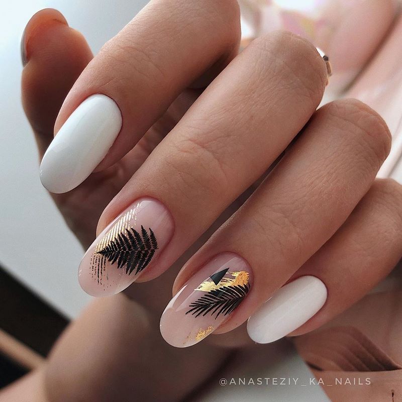 Новинки маникюра с пленками и слайдерами 2026 — фото