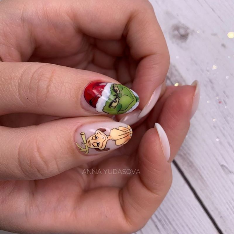 Новинки маникюра с пленками и слайдерами 2026 — фото