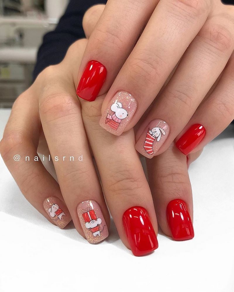 Новинки маникюра с пленками и слайдерами 2026 — фото