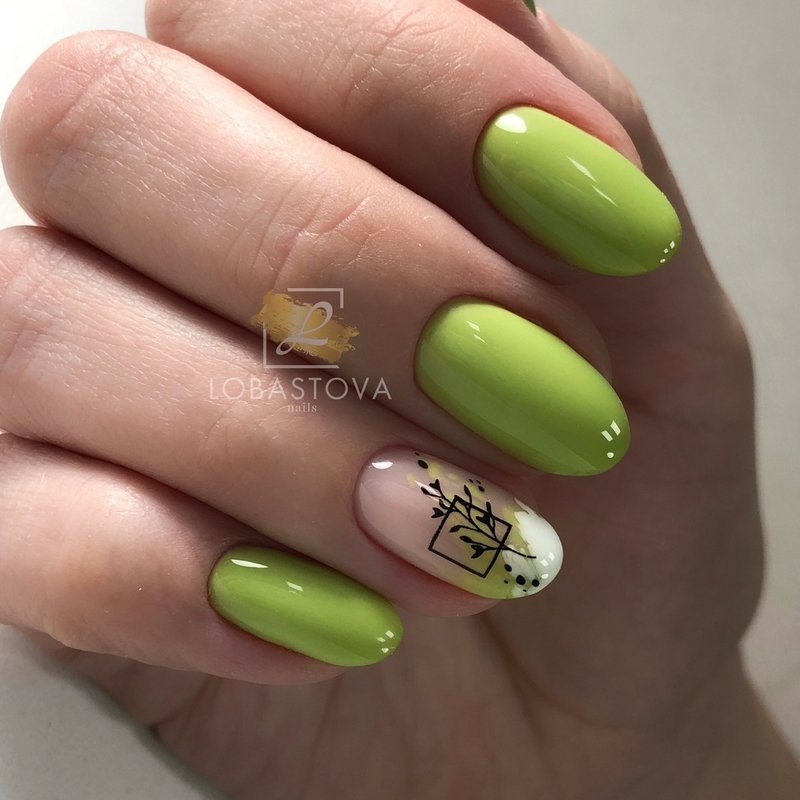 Новинки маникюра с пленками и слайдерами 2026 — фото