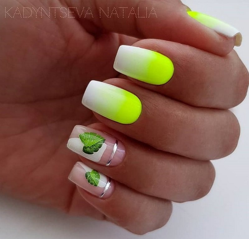 Новинки маникюра с пленками и слайдерами 2026 — фото