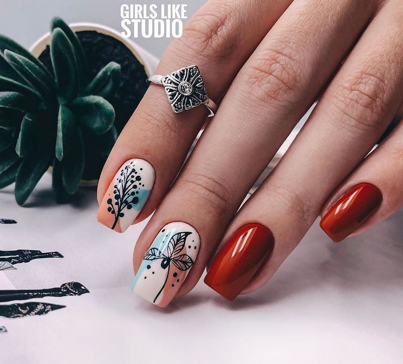 Обворожительный бордовый маникюр 2026 в новых техниках и стилях