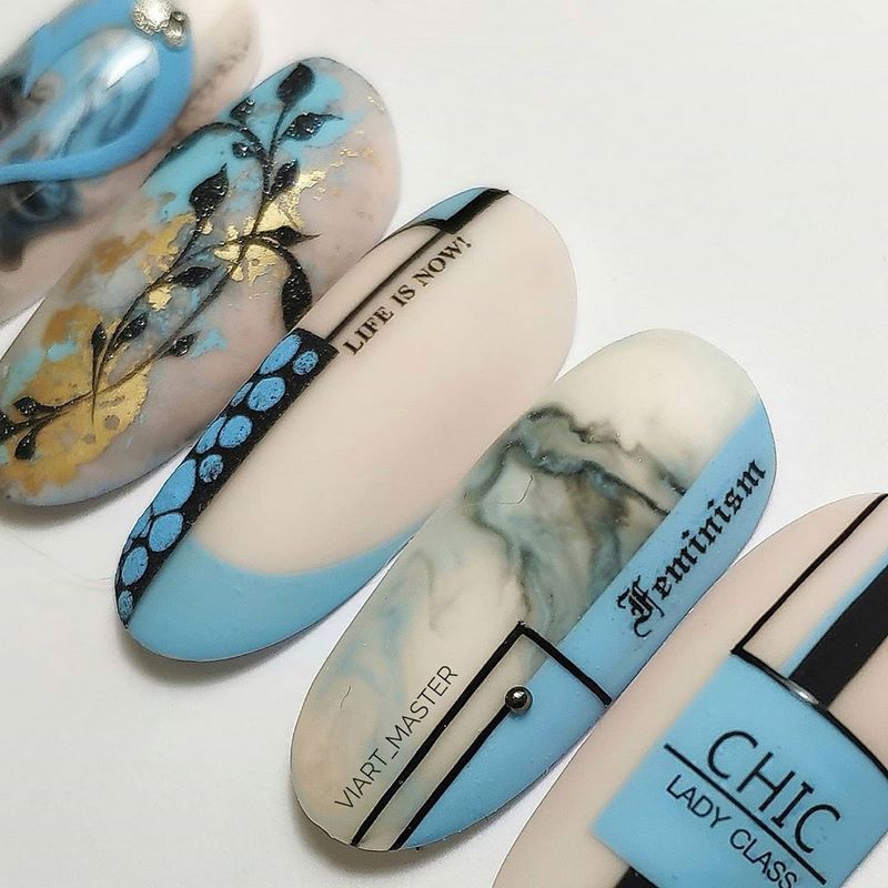 Стильный матовый маникюр 2026: идеи на фото