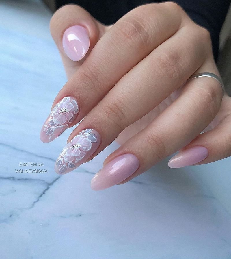 Сногсшибательный свадебный маникюр невесты 2026 – лучший дизайн в новых техниках!