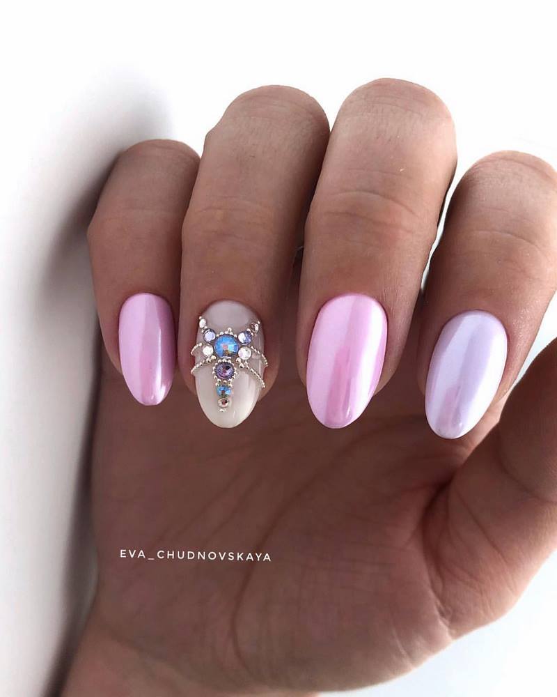 Сногсшибательный свадебный маникюр невесты 2026 – лучший дизайн в новых техниках!
