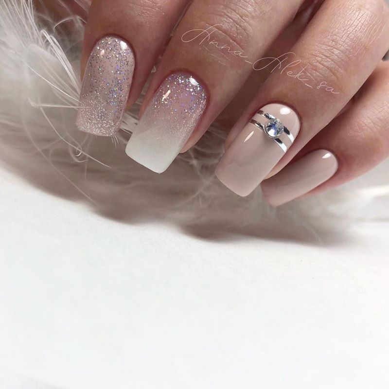 Сногсшибательный свадебный маникюр невесты 2026 – лучший дизайн в новых техниках!