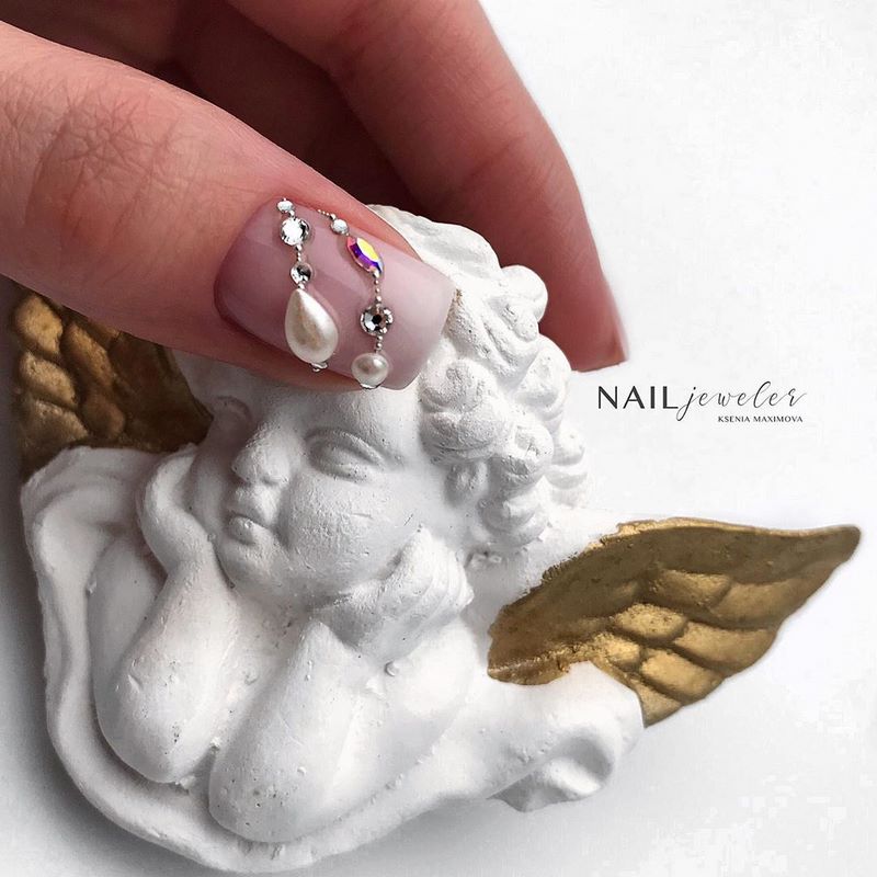 Сногсшибательный свадебный маникюр невесты 2026 – лучший дизайн в новых техниках!