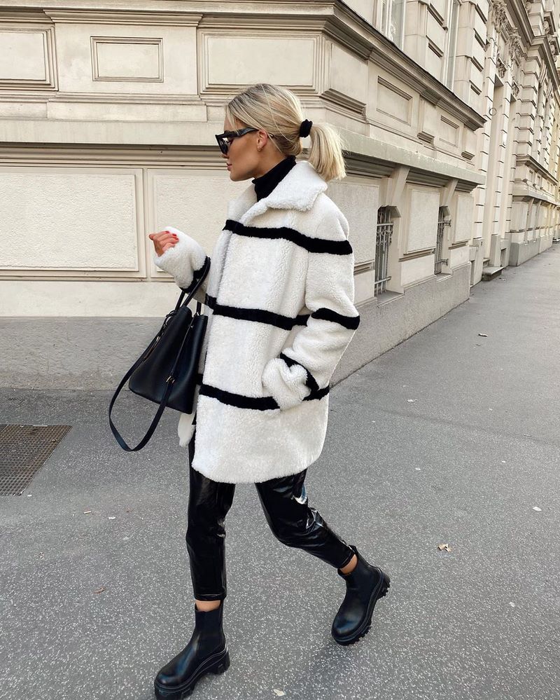 Трендовые шубы 2026 — модные луки на фото