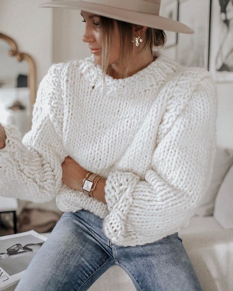 Модные вязаные вещи 2026: фото, новинки, модные луки