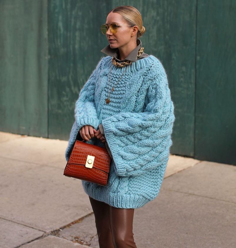Модные вязаные вещи 2026: фото, новинки, модные луки