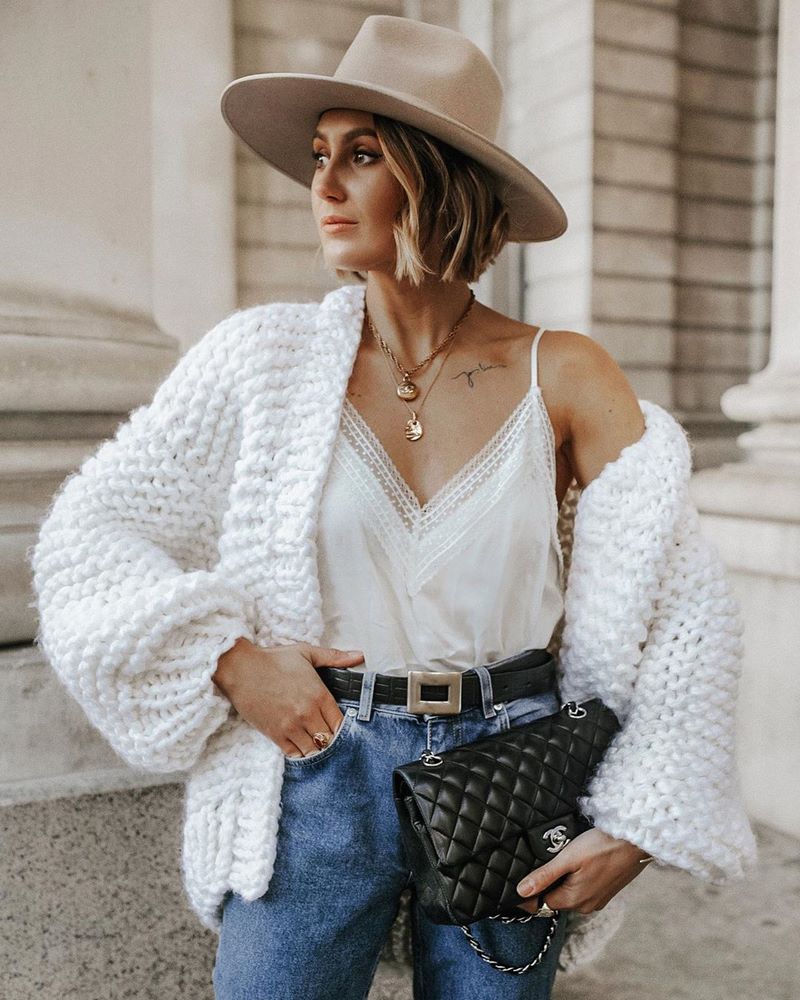 Модные вязаные вещи 2026: фото, новинки, модные луки