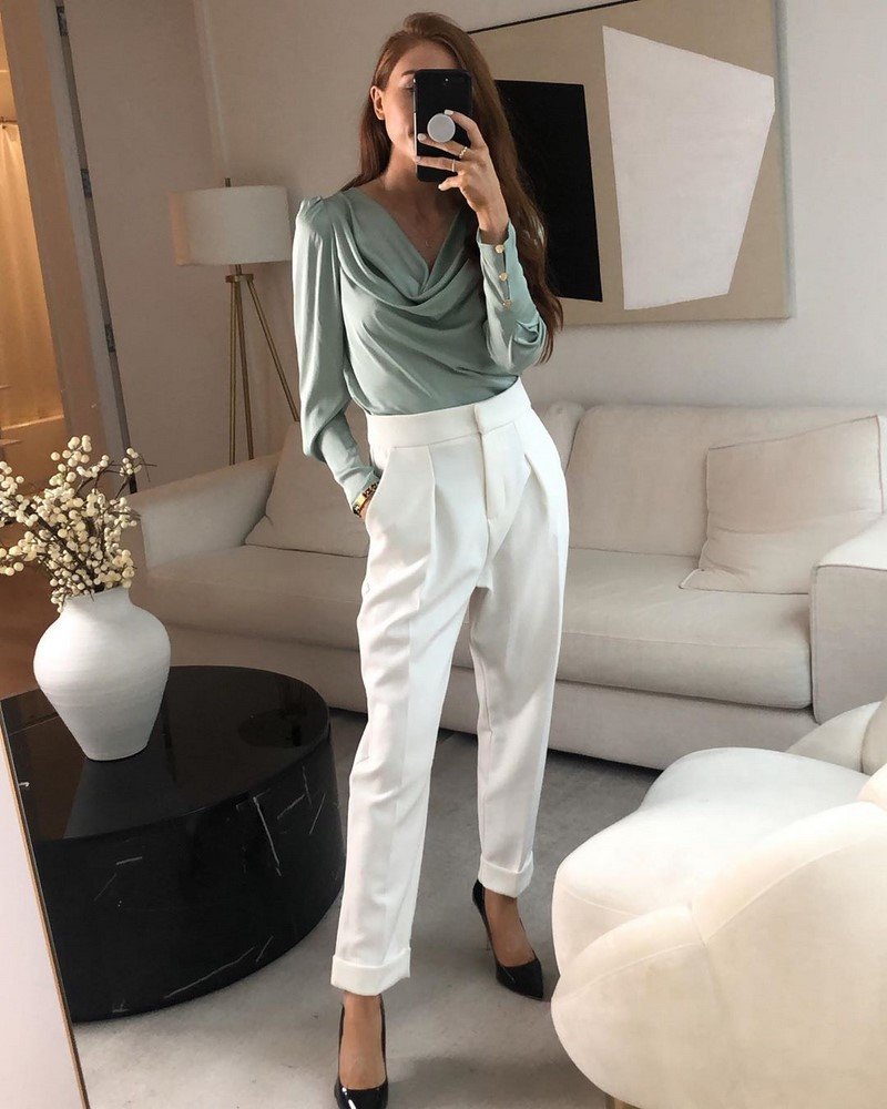 Модные брюки 2026 – фото, модные образы